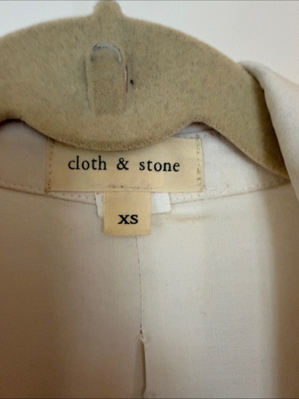 cloth & stone Cream Button-Front Shirt - Picture 2 of 3